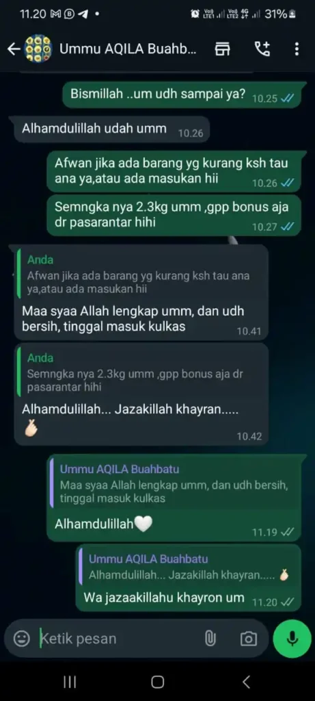 Testimoni Pasarantar 4